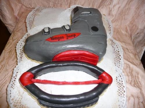Kangoo cipő alakú torta