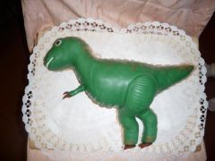Dinó alakú torta